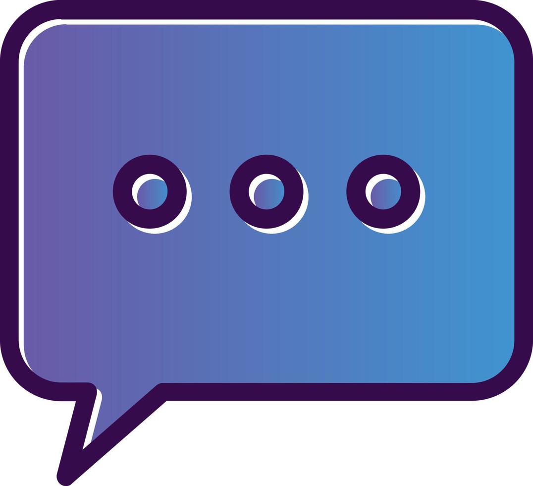 Comment Dots Vector Icon Design