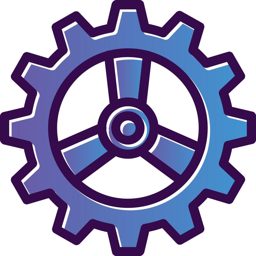 Cog Vector Icon Design