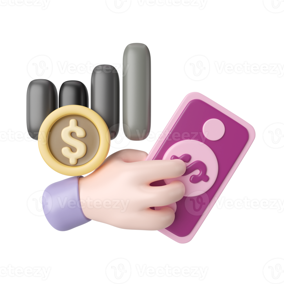 Investor 3D Illustration Icon png