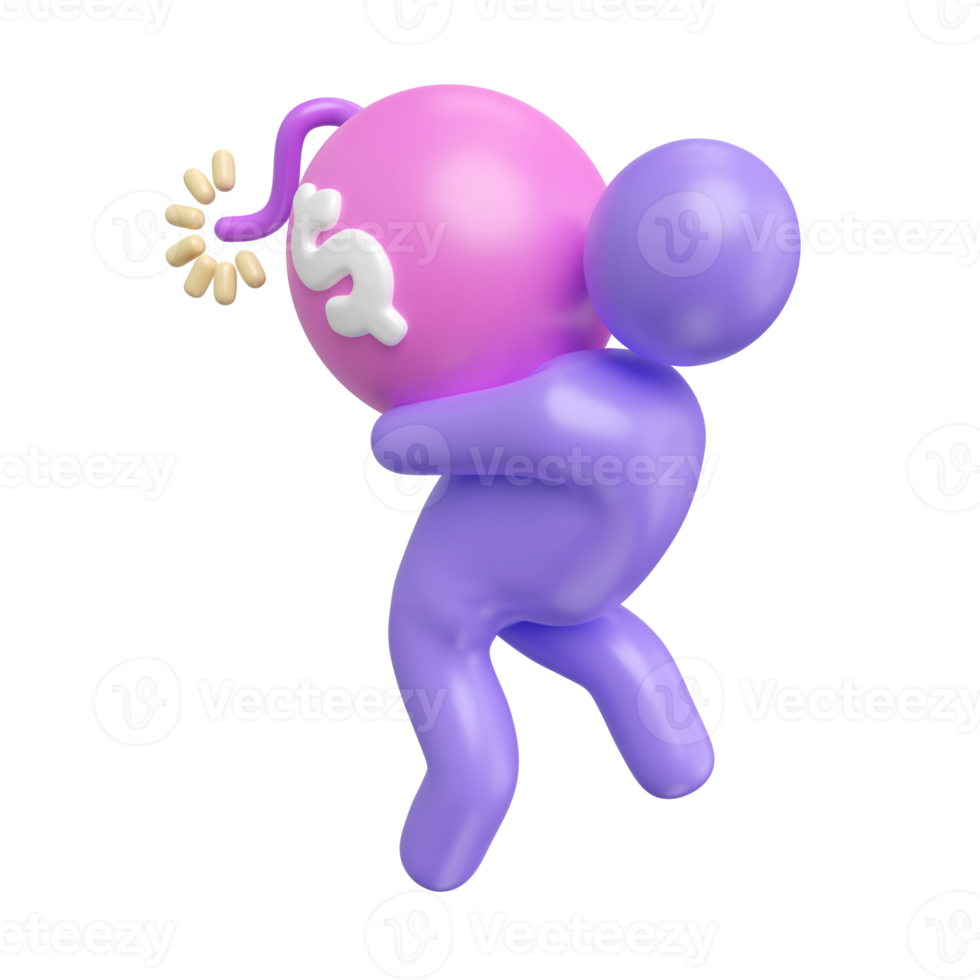 Dept 3D Illustration Icon png