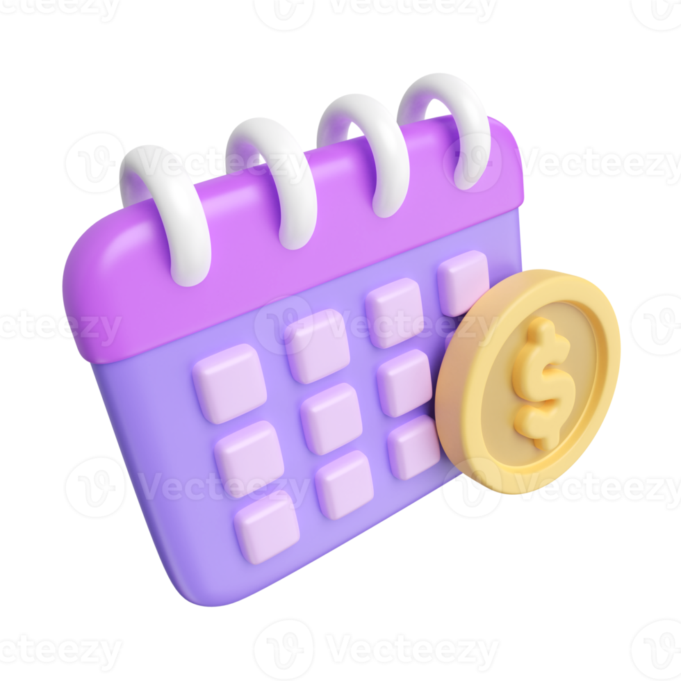 Instalment 3D Illustration Icon png