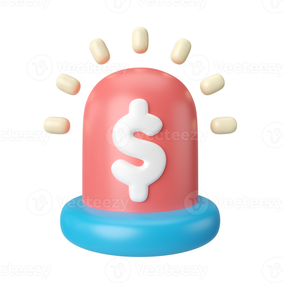 Emergency Fund 3D Illustration Icon png