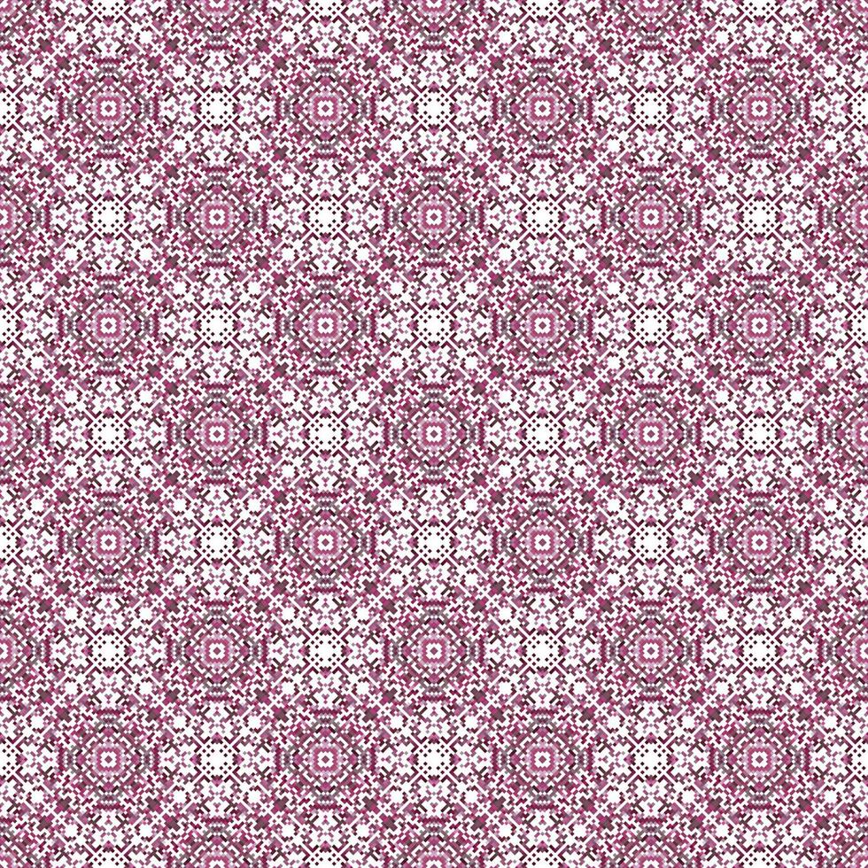 Decorative background made of small squares. The rich decoration of abstract patterns for construction of fabric or paper. vector