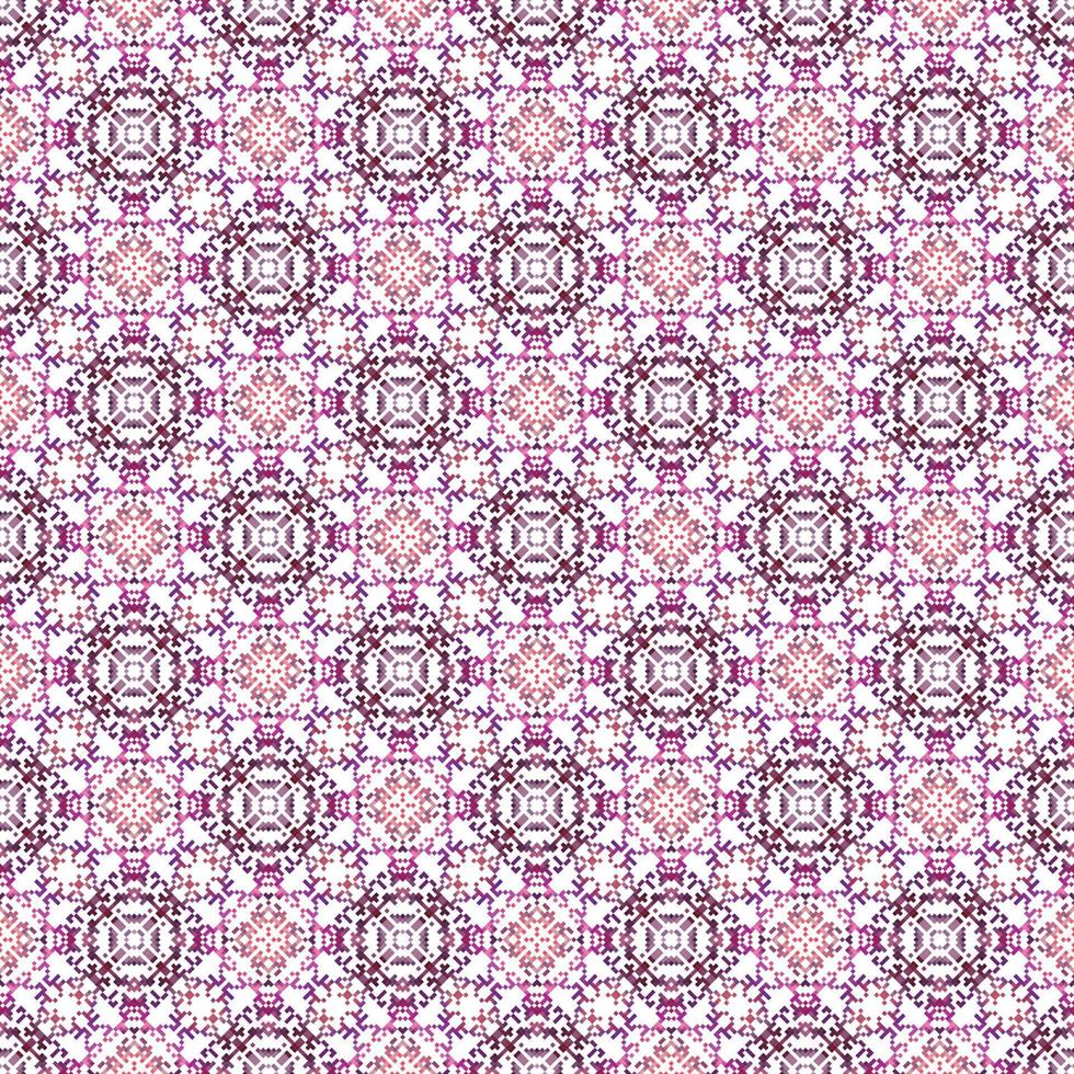 Decorative background made of small squares. The rich decoration of abstract patterns for construction of fabric or paper. vector