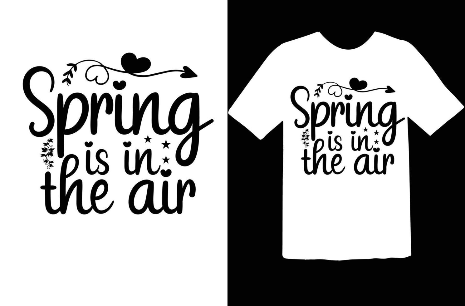 Spring svg t shirt design vector