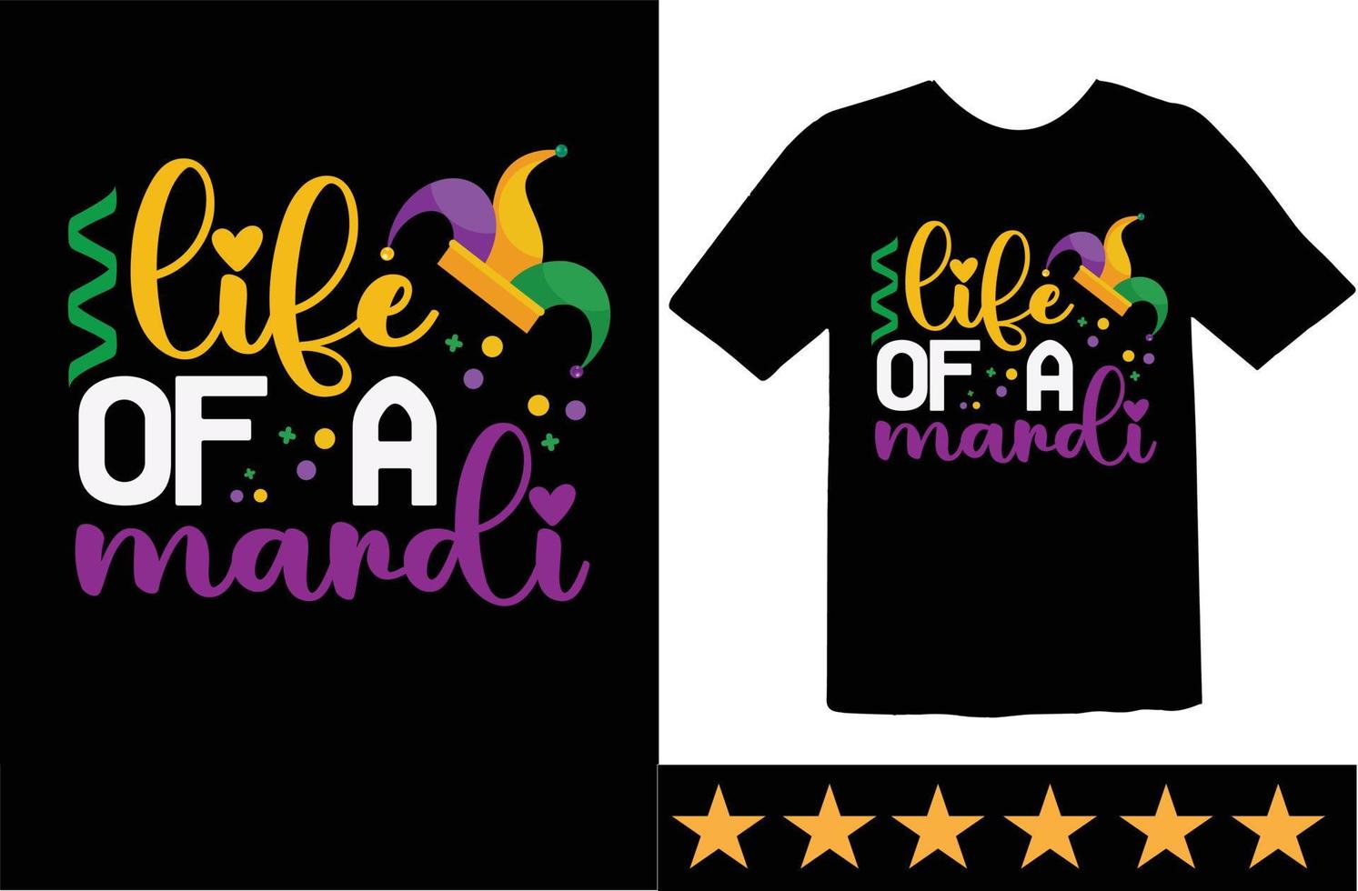 Mardi gras svg t shirt design vector