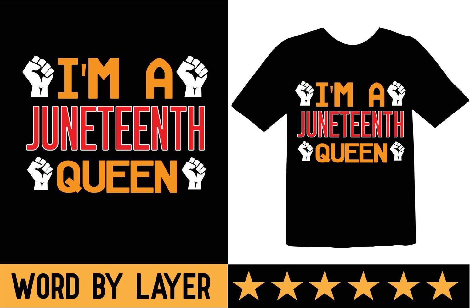 Juneteenth svg t shirt design vector