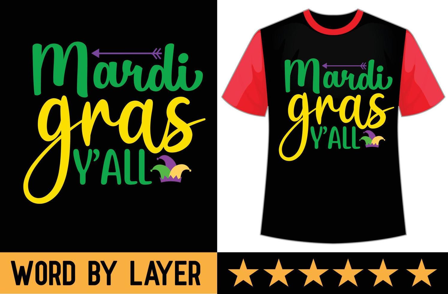 Mardi gras y'all svg t shirt design vector