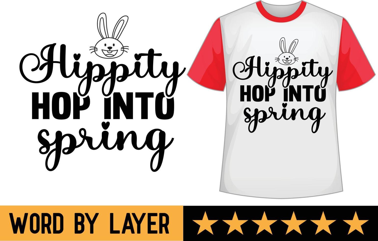 Hippity Hop into Spring svg design 20915980 Vector Art at Vecteezy