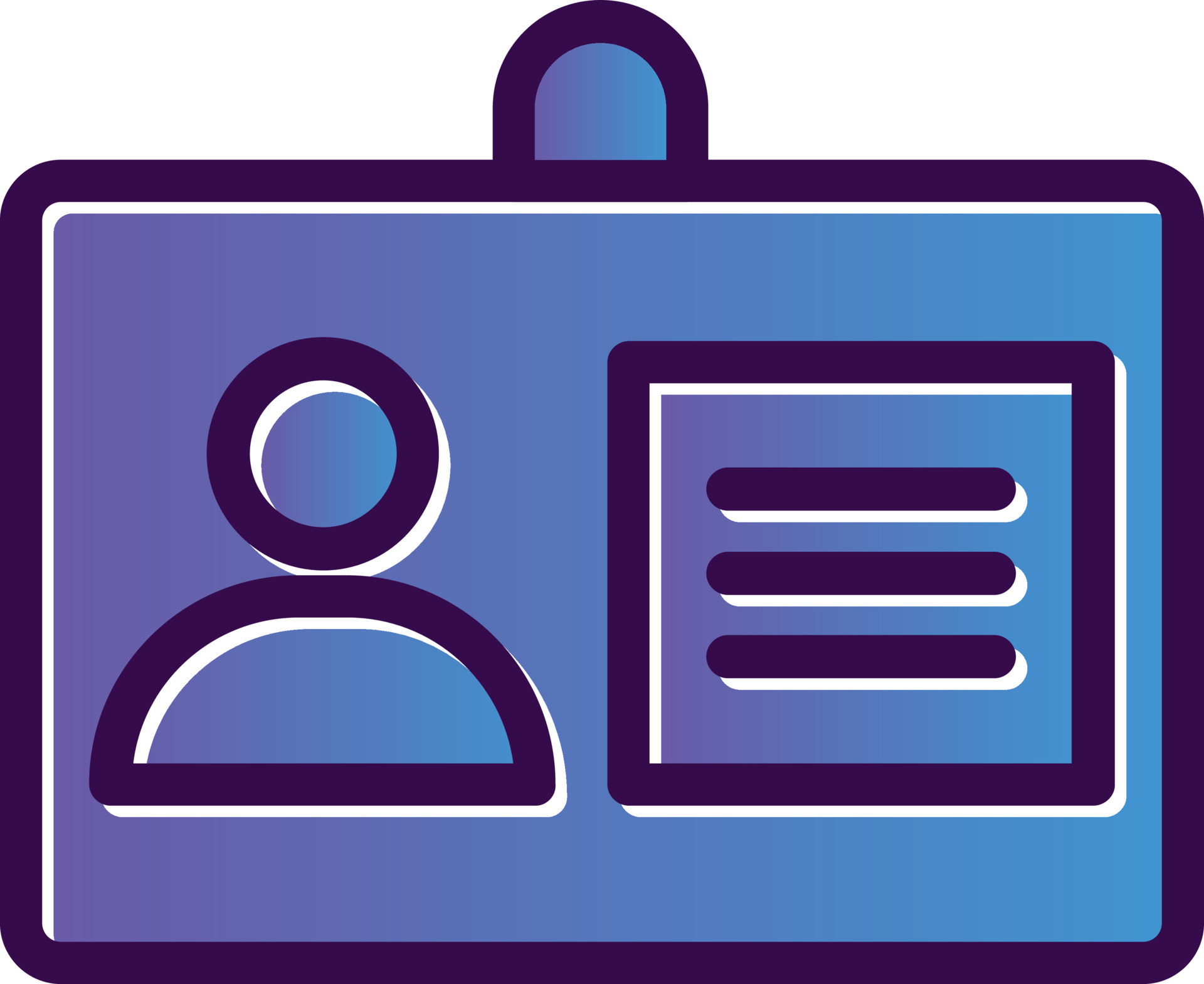 Id Badge Vector Icon Design 20916143 Vector Art at Vecteezy