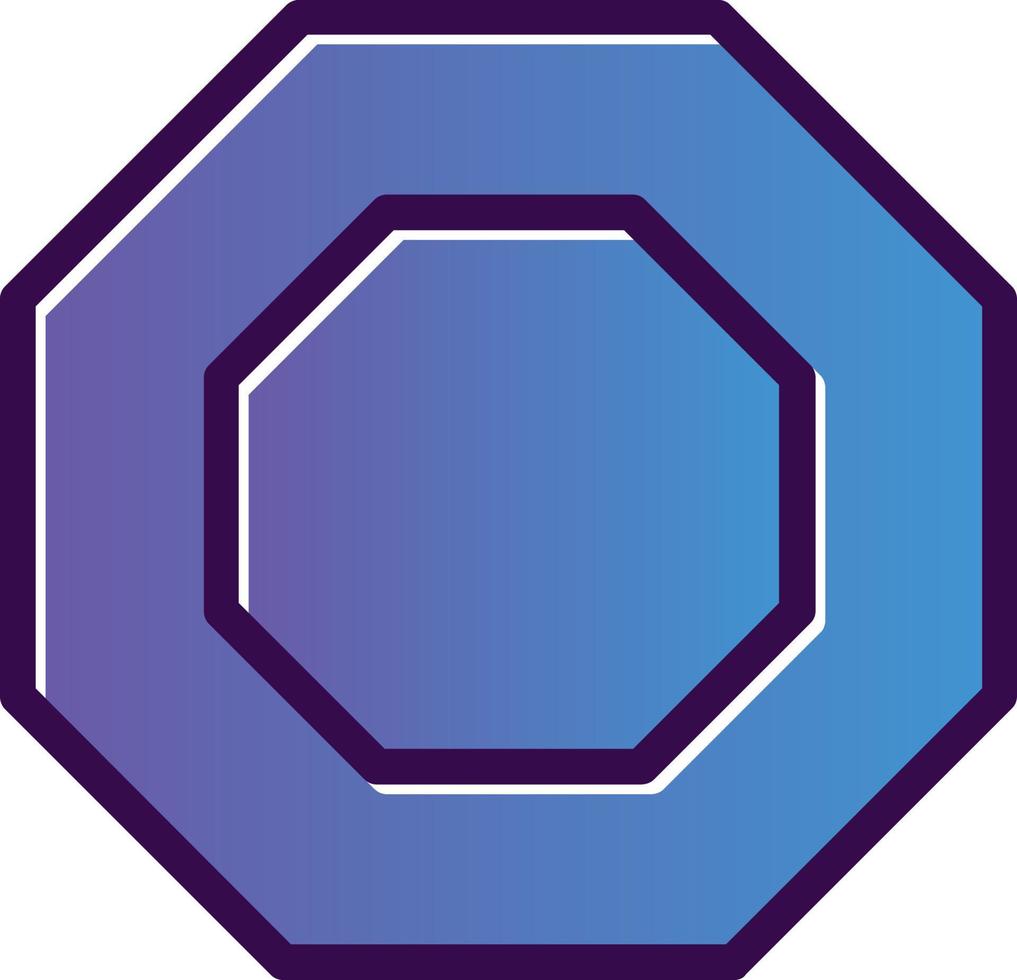 Octagon Vector Icon Design