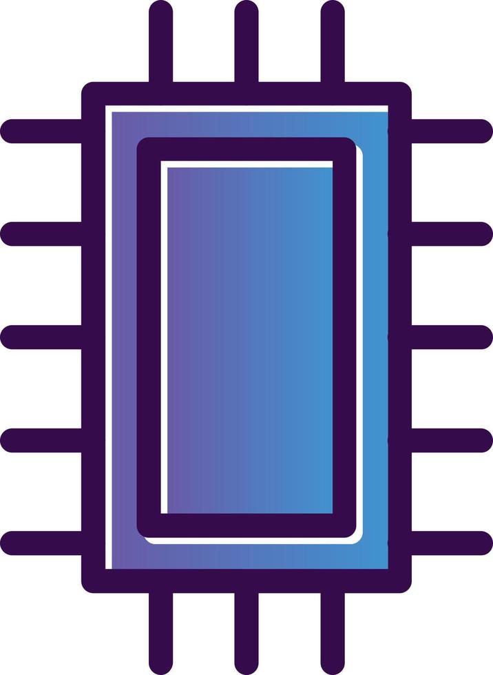 Microchip Vector Icon Design