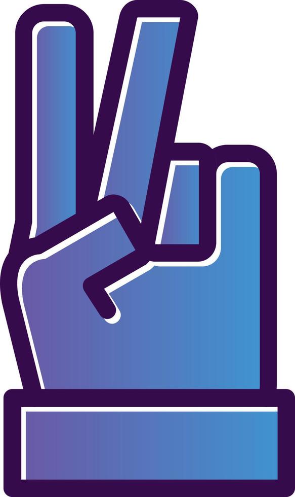 Hand Scissors Vector Icon Design