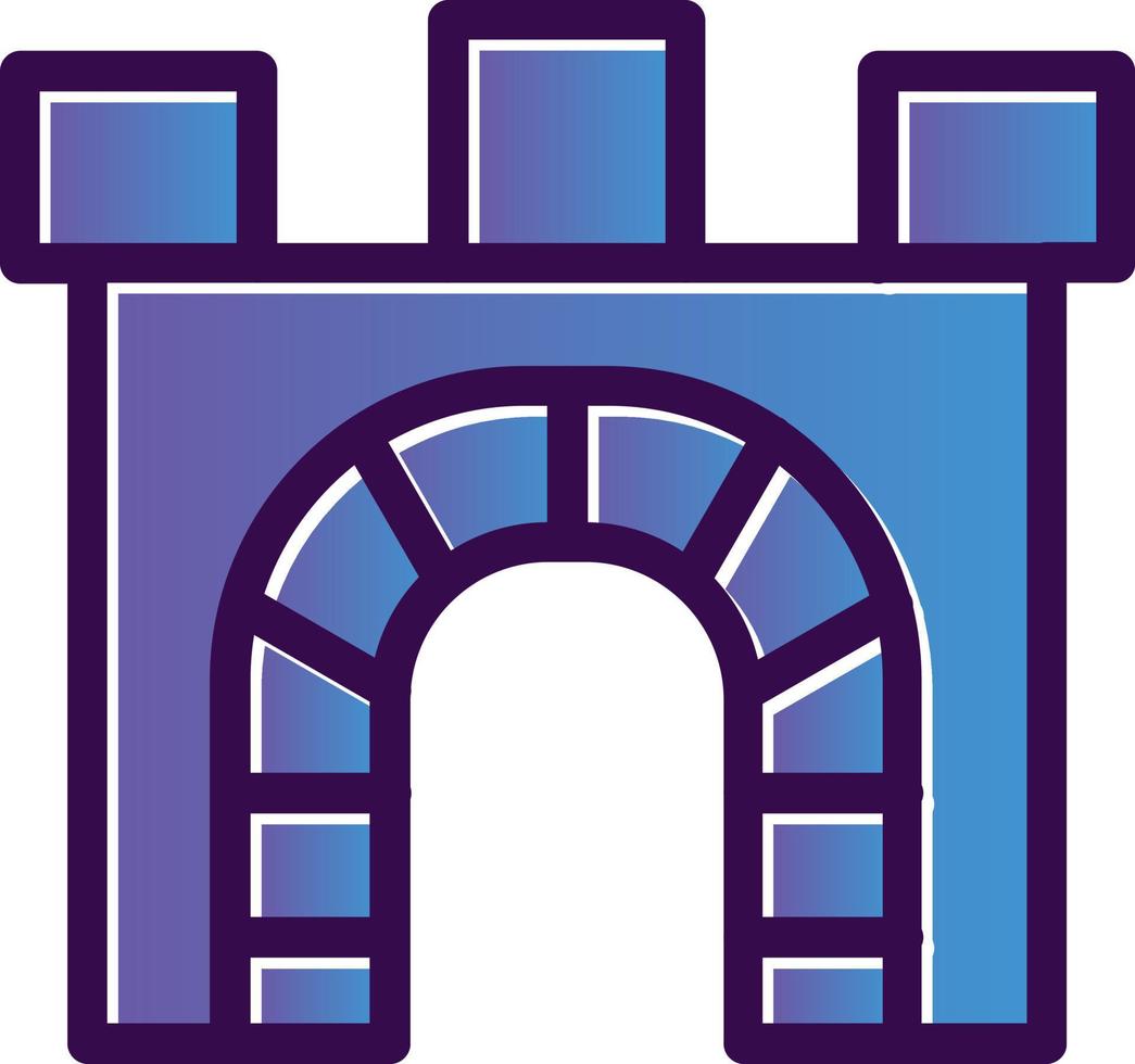 Archway Vector Icon Design