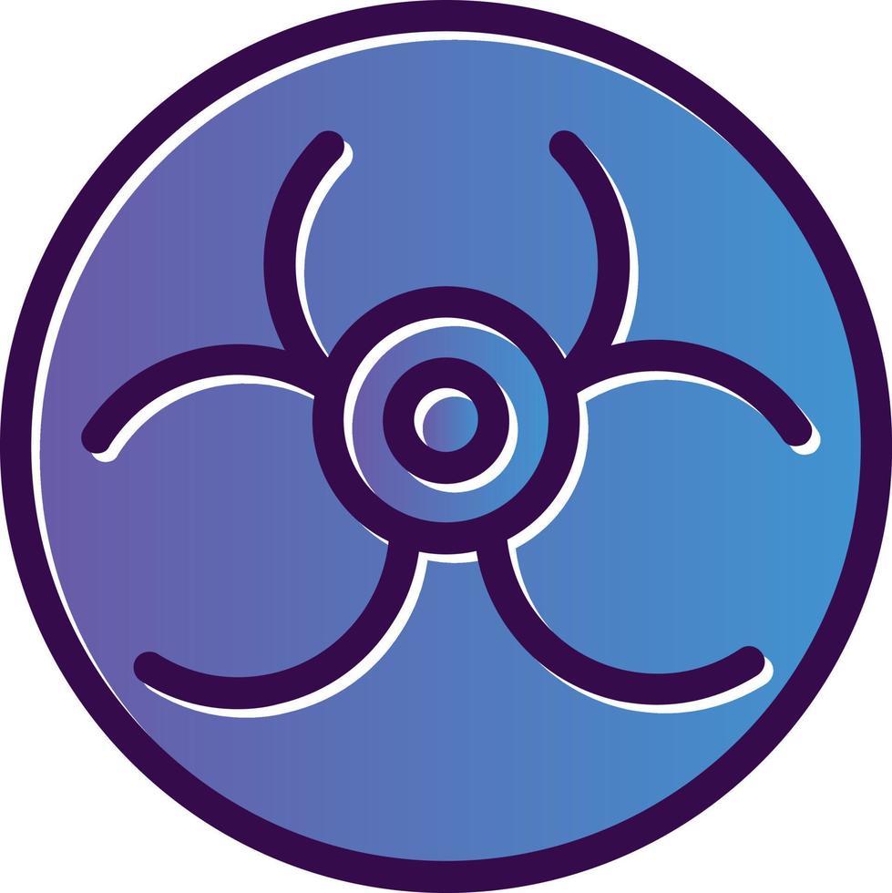 Biohazard Vector Icon Design