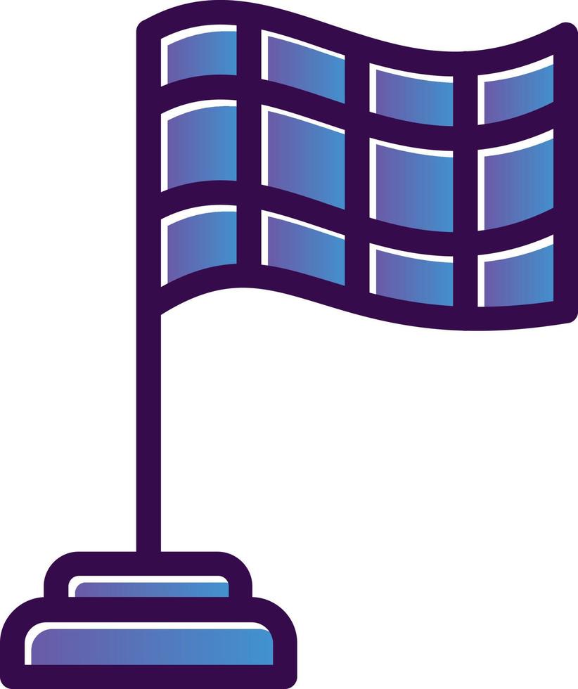 Flag Checkered Vector Icon Design