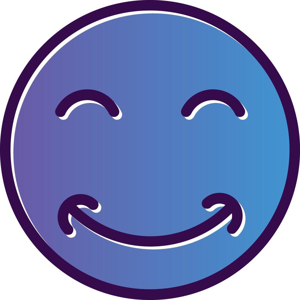 Grin Beam Vector Icon Design