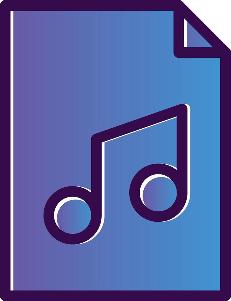 File Audio Vector Icon Design