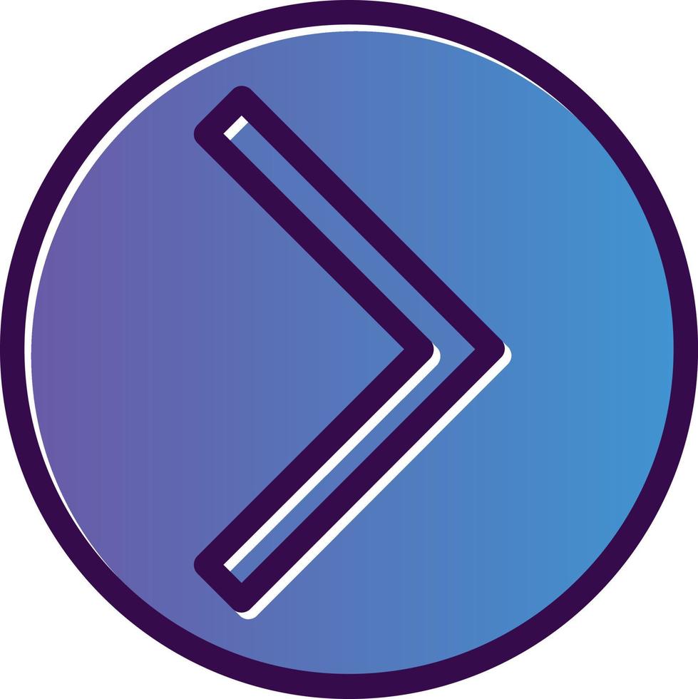 Chevron Circle Right Vector Icon Design