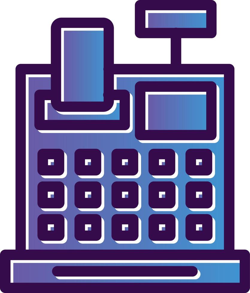 Cash Register Vector Icon Design