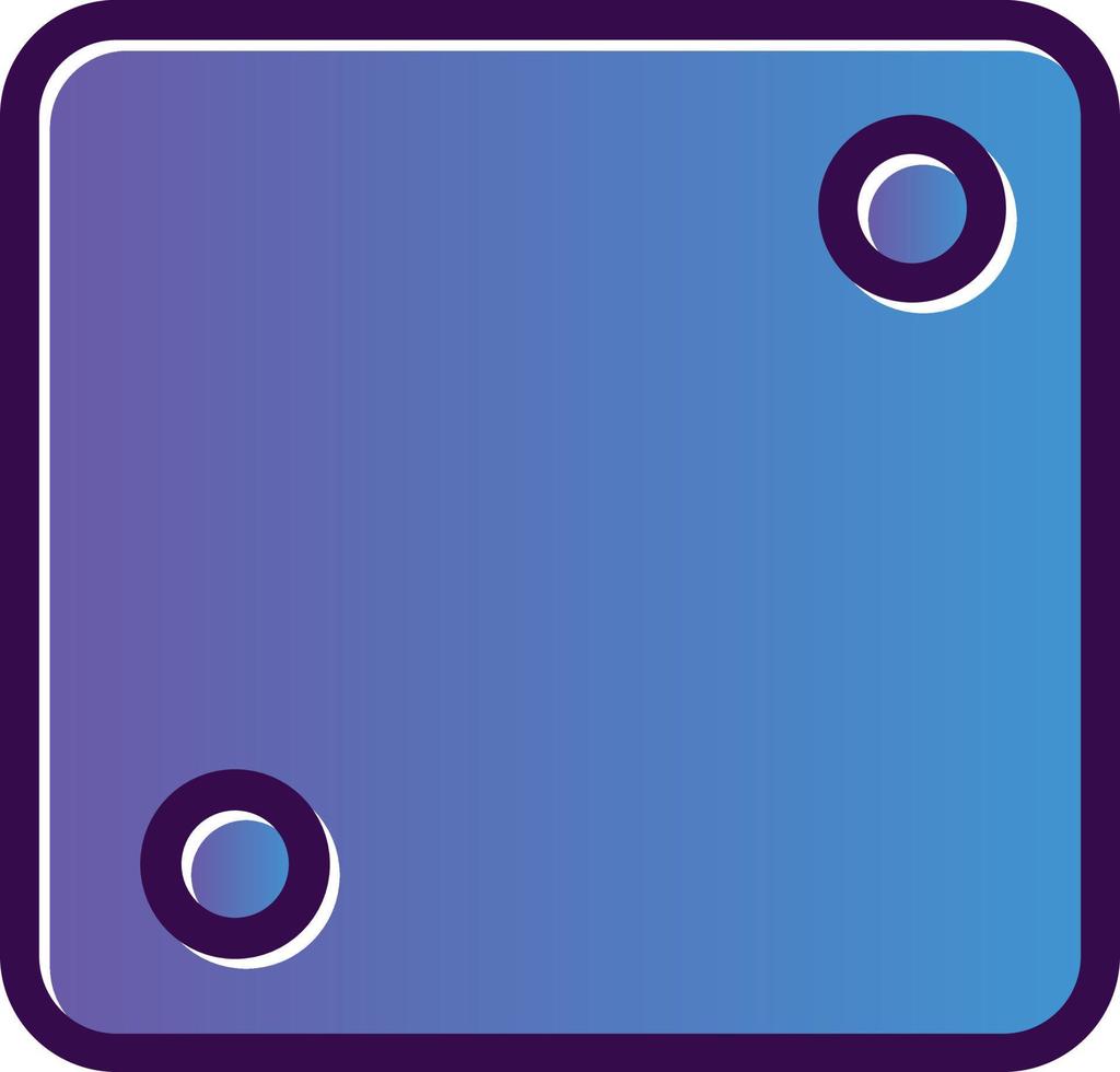 Dice Two Vector Icon Design