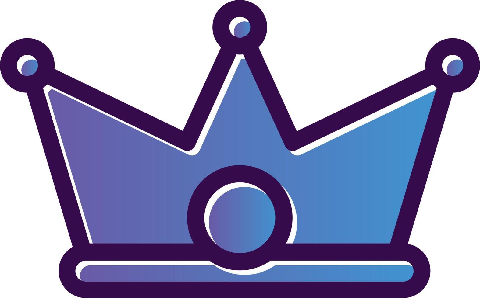 Crown Vector Icon Design