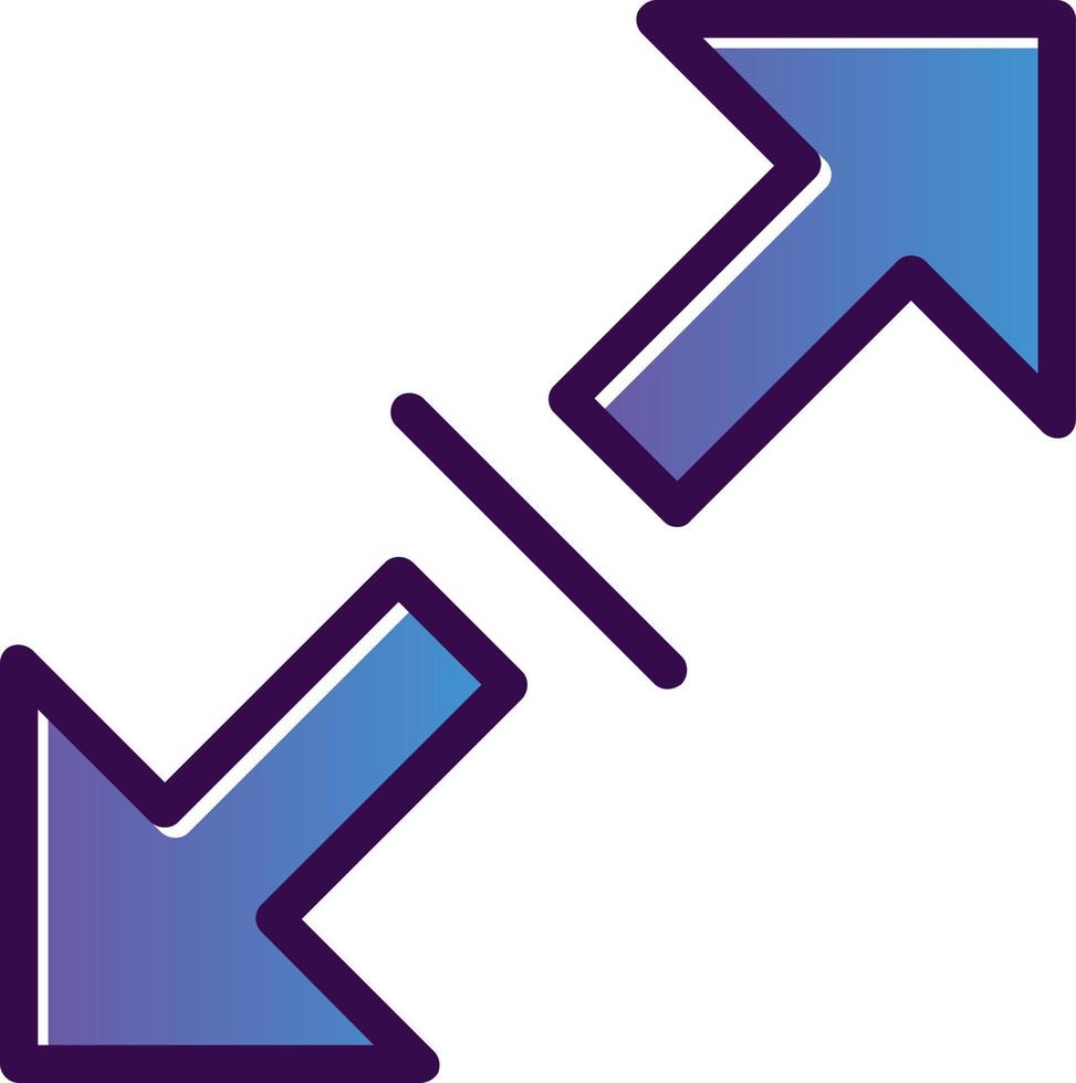 Expand Alt Vector Icon Design