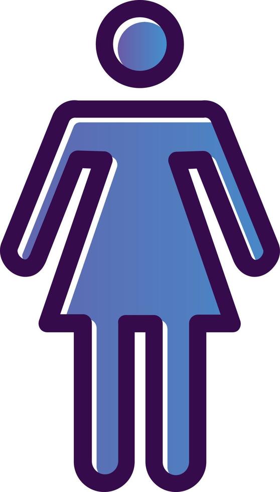 Female Vector Icon Design