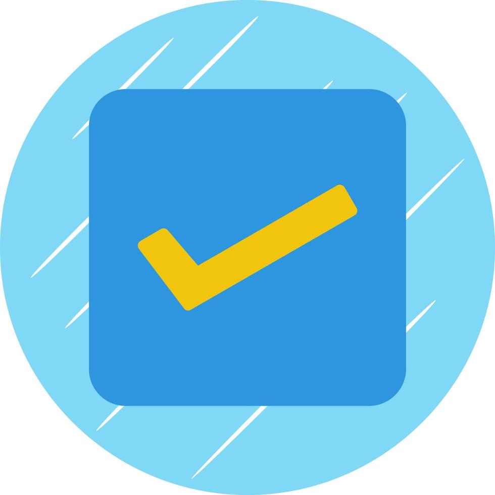 Check Square Vector Icon Design