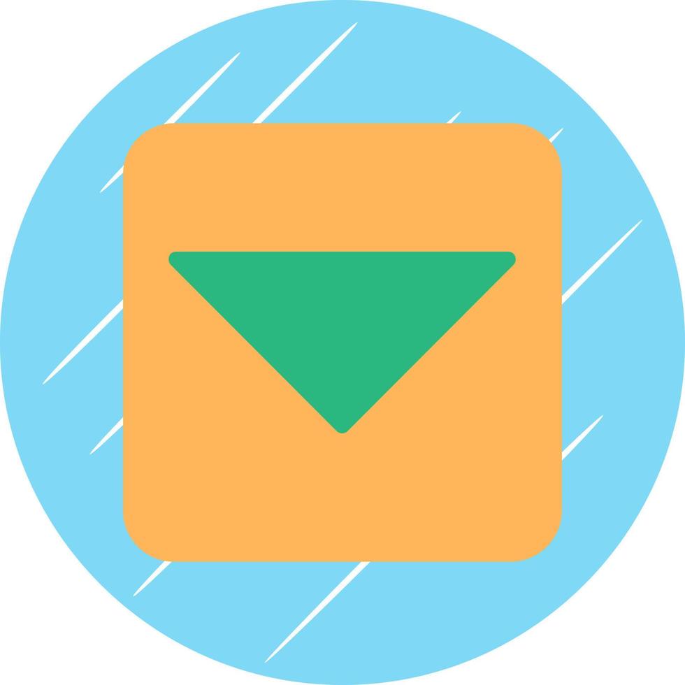Caret Square Down Vector Icon Design