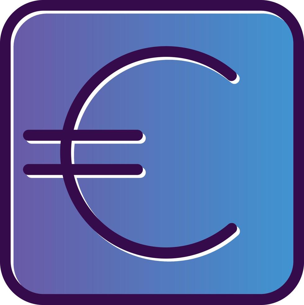 Euro Sign Vector Icon Design