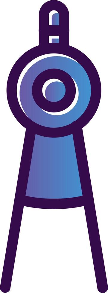 Drafting Compass Vector Icon Design