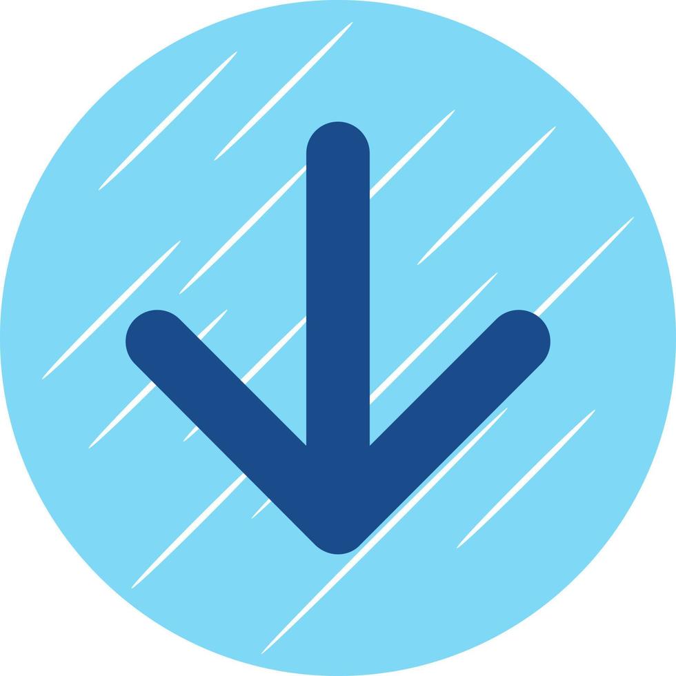 Arrow Down Vector Icon Design