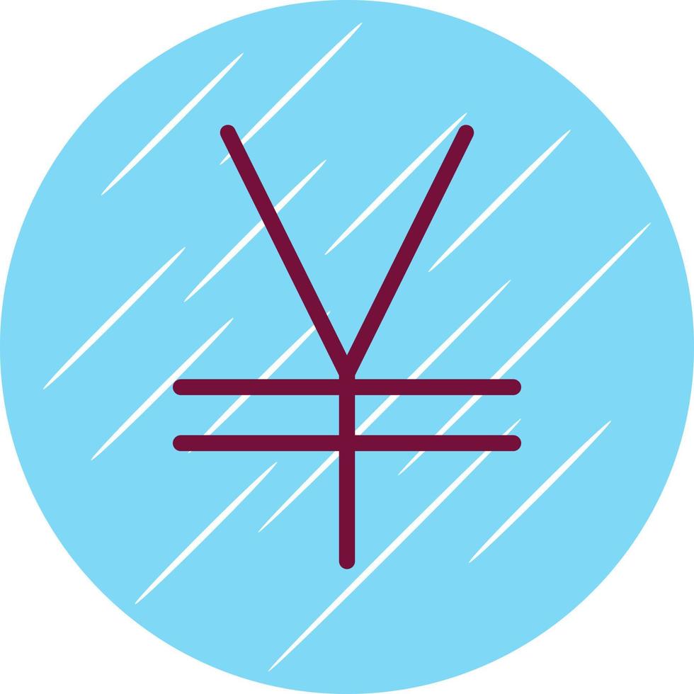 Yen Sign Vector Icon Design