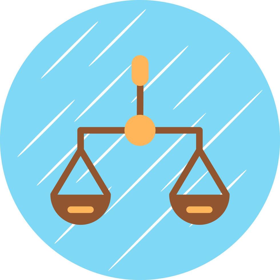 Balance Scale Vector Icon Design