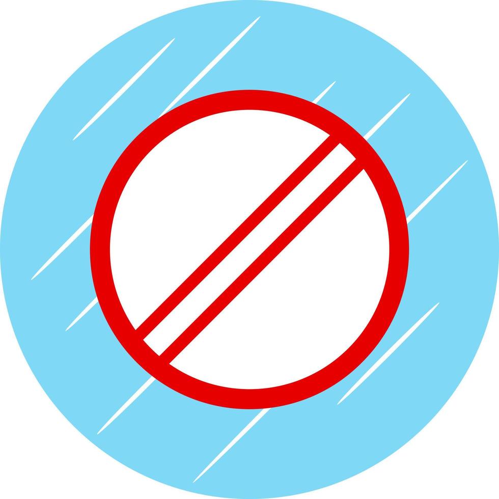 Ban Vector Icon Design