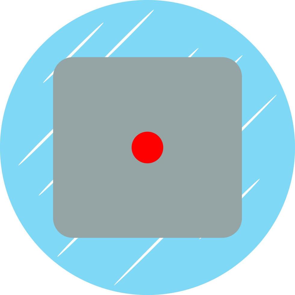 Dice One Vector Icon Design