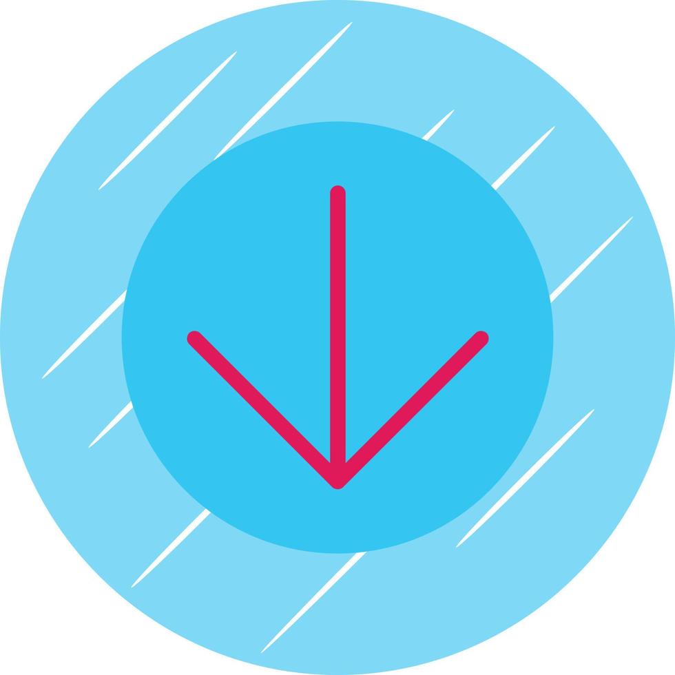 Arrow Circle Down Vector Icon Design