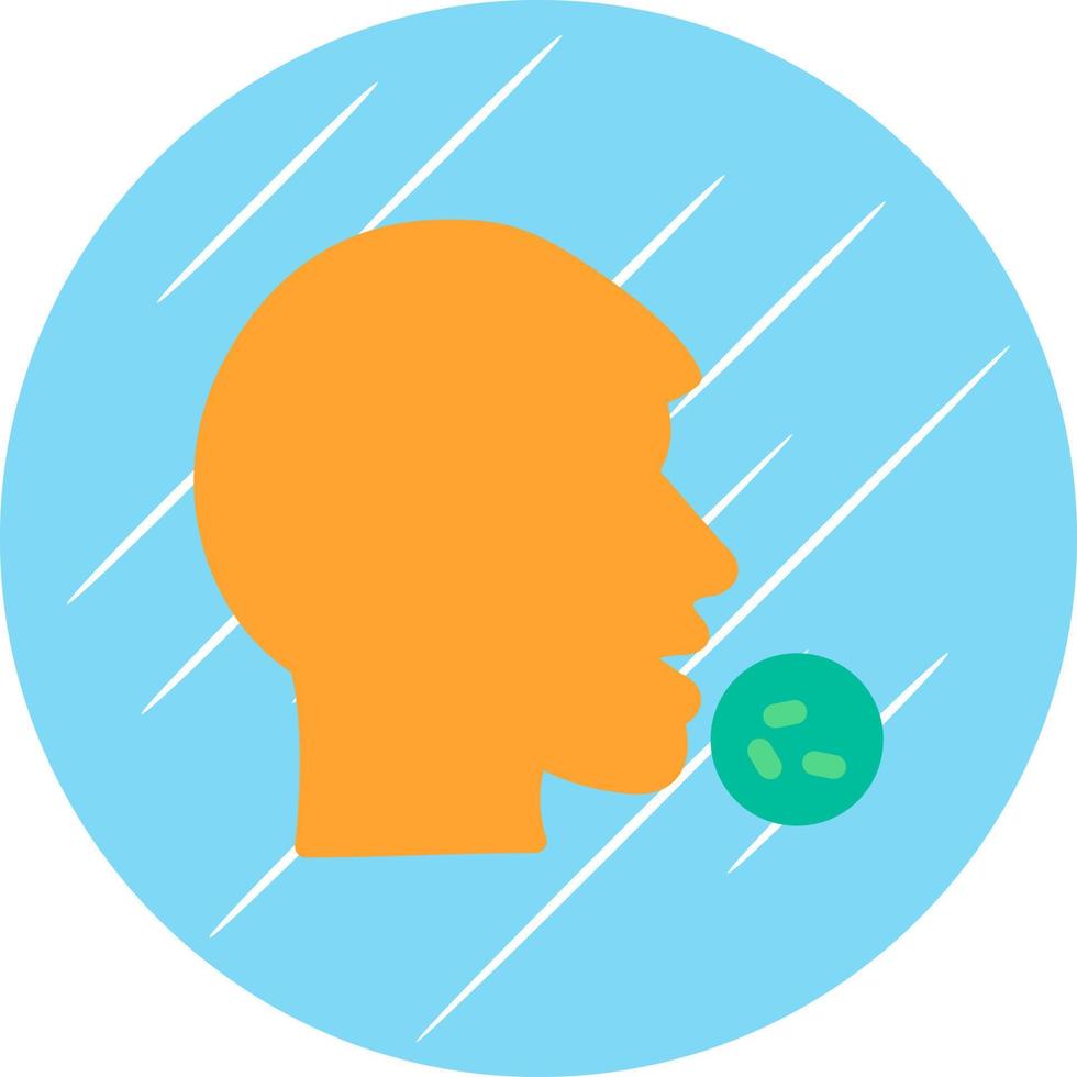 Head Side Virus Vector Icon Design