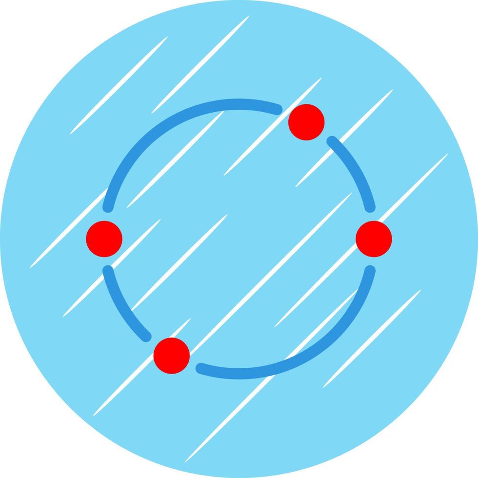 diseño de icono de vector de círculo de punto