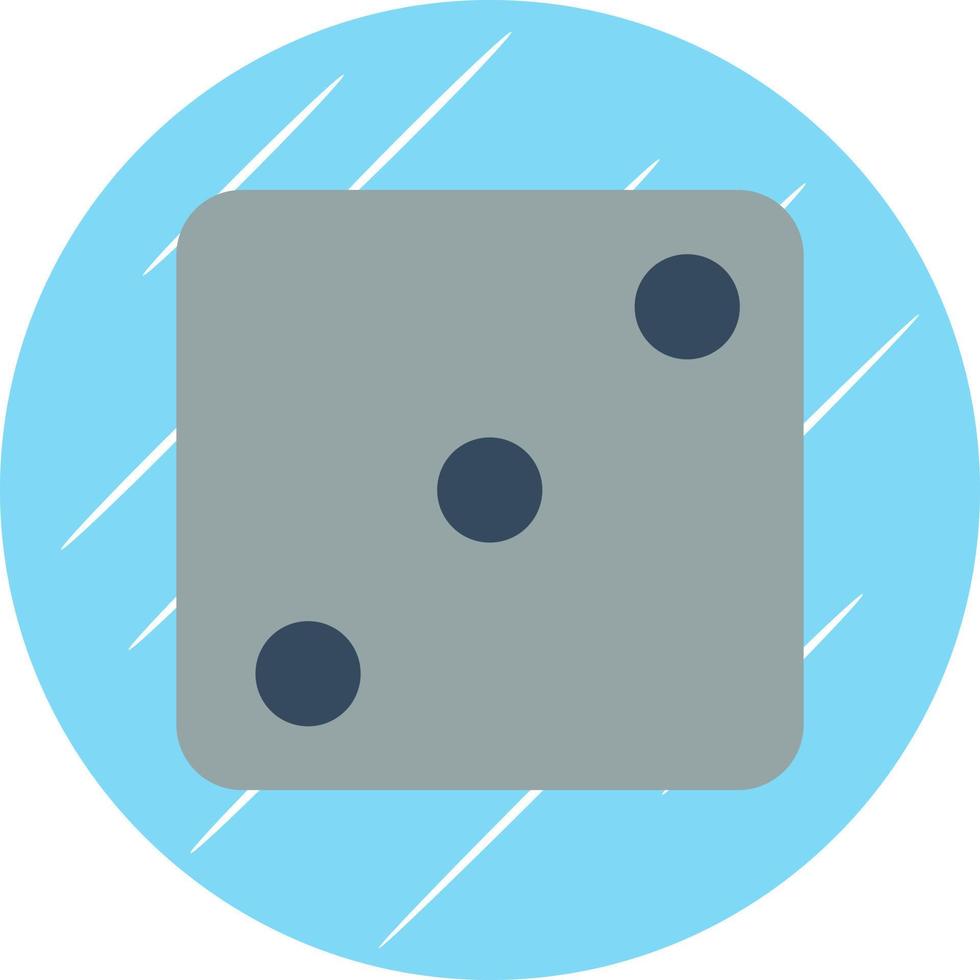 Dice Three Vector Icon Design