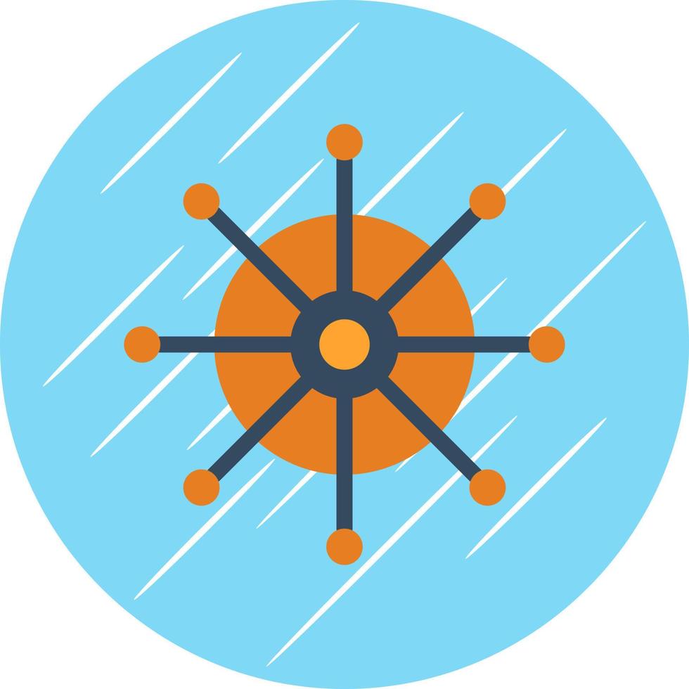 Dharmachakra Vector Icon Design