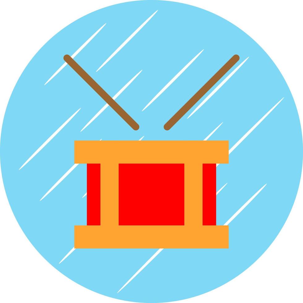 Drum Steelpan Vector Icon Design