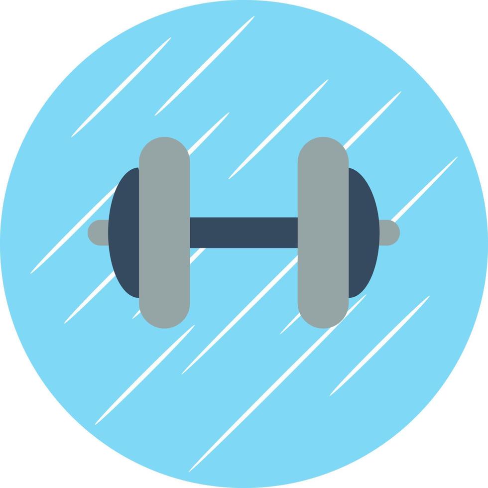 Dumbbell Vector Icon Design