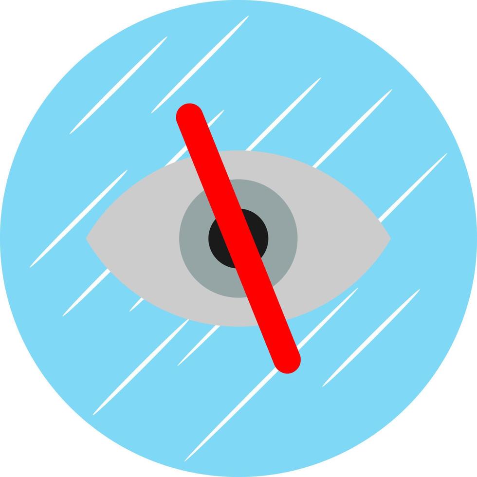 Eye Slash Vector Icon Design