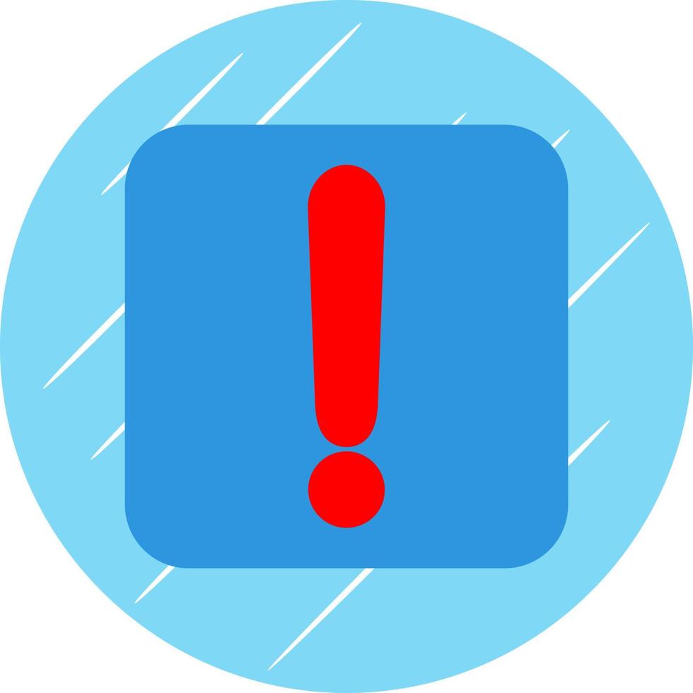 Exclamation Vector Icon Design