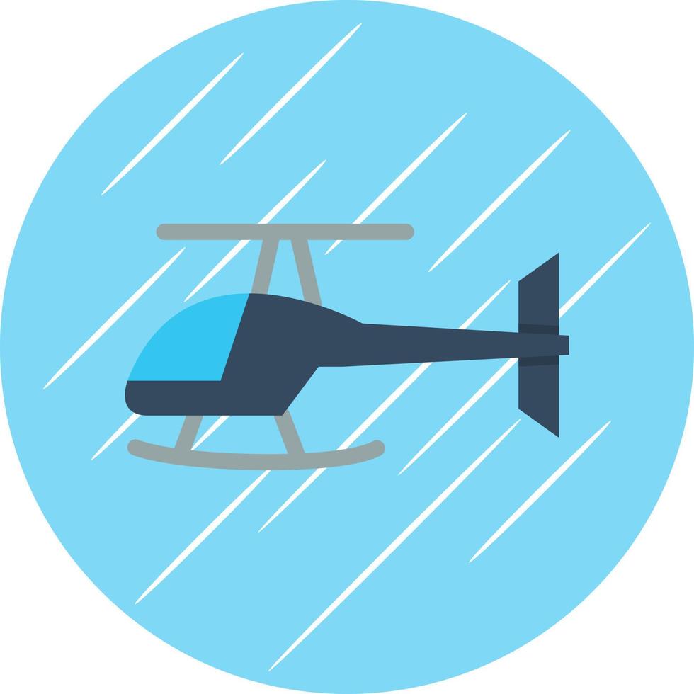 Helicopter Vector Icon Design