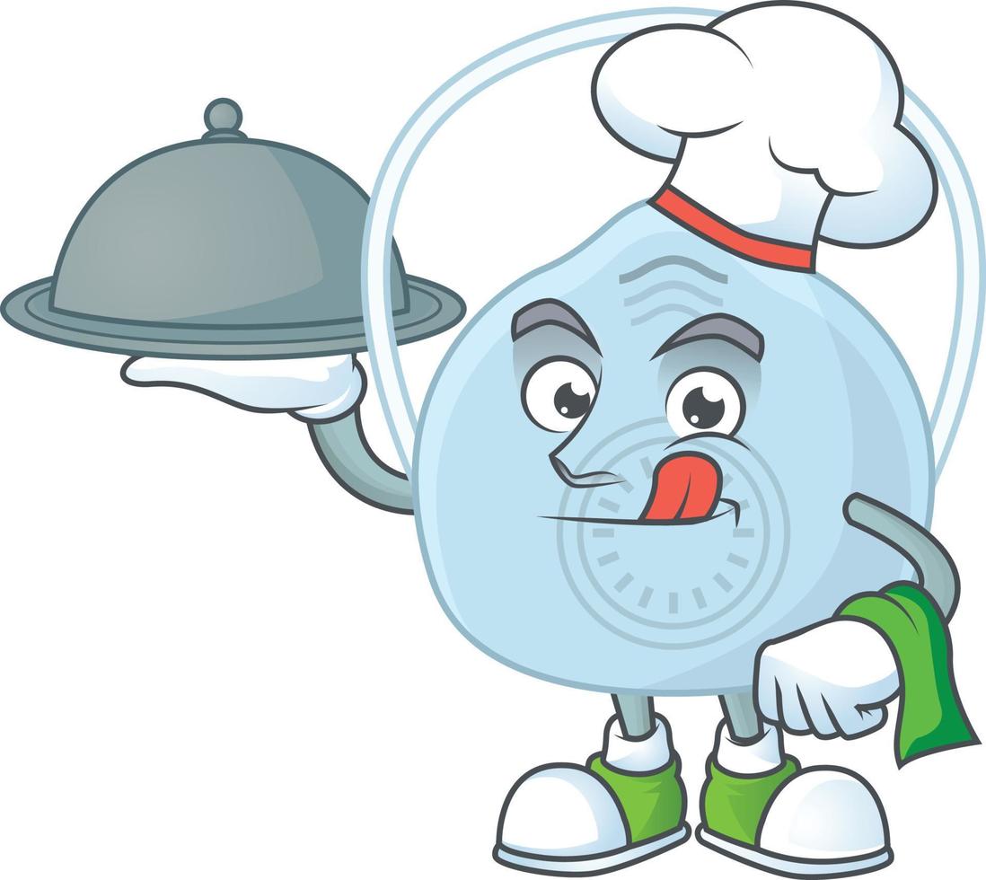 Breathing mask Cartoon character vector