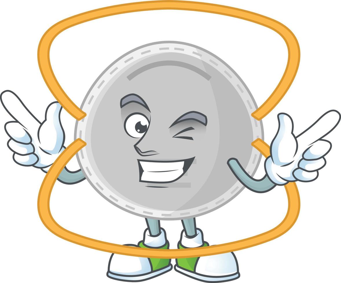 N95 mask Cartoon character vector