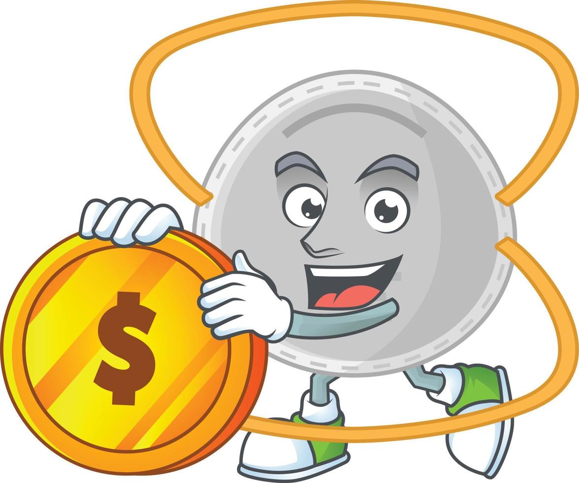 N95 mask Cartoon character vector